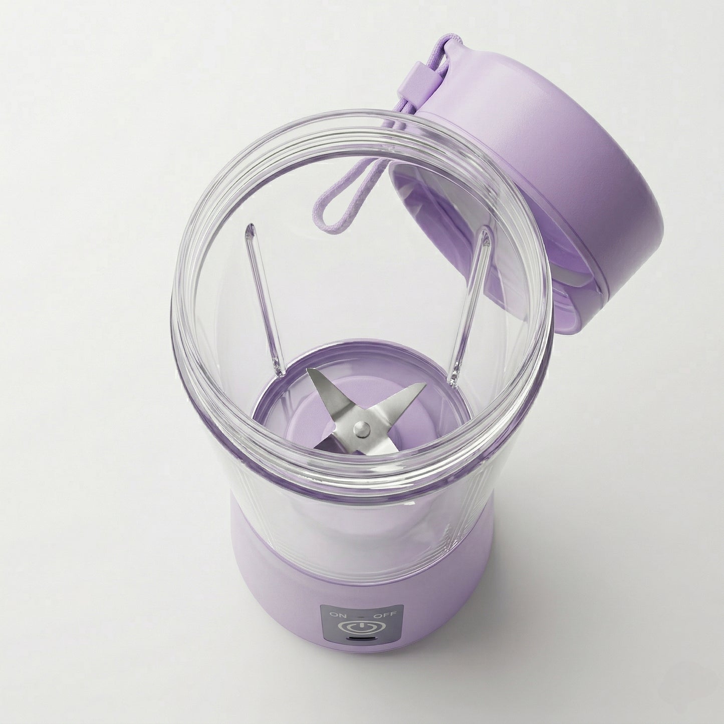 Portable USB Fruit Blender _ 6 Blade Juicer