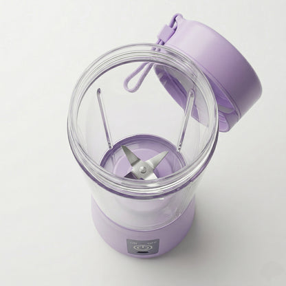 Portable USB Fruit Blender _ 6 Blade Juicer