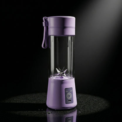 Portable USB Fruit Blender _ 6 Blade Juicer