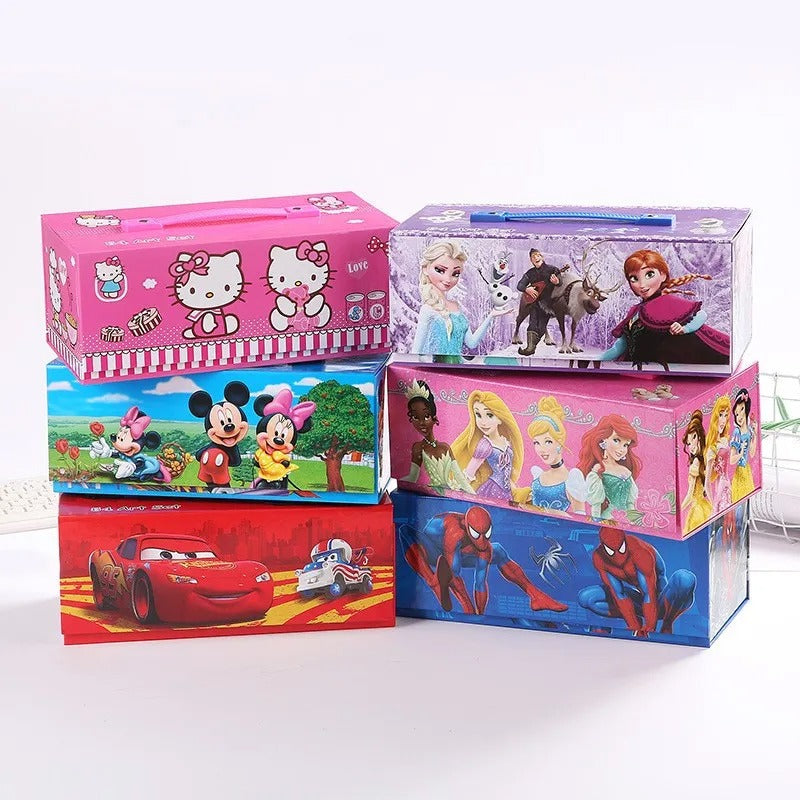 Multi-Color 54-Piece Kids Art Set with Drawers – Pens, Pencils & Paints
