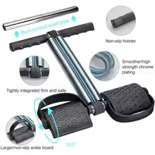 Tummy Trimmer Fitness Rod – Belly Fat Burner Home Workout Exercise Spring Bar for Abs