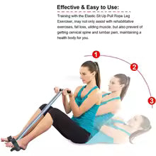 Tummy Trimmer Fitness Rod – Belly Fat Burner Home Workout Exercise Spring Bar for Abs