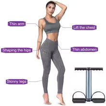 Tummy Trimmer Fitness Rod – Belly Fat Burner Home Workout Exercise Spring Bar for Abs