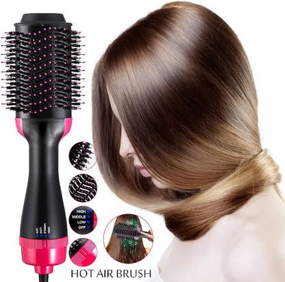 3 in 1 Hair Dryer Brush | Dry,  Straighten & Curl