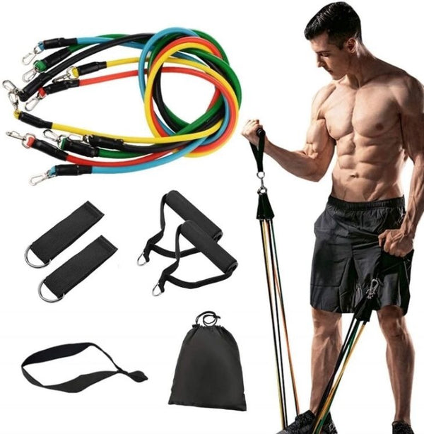 11pcs Resistance Bands Set | Home & Gym Workout Kit